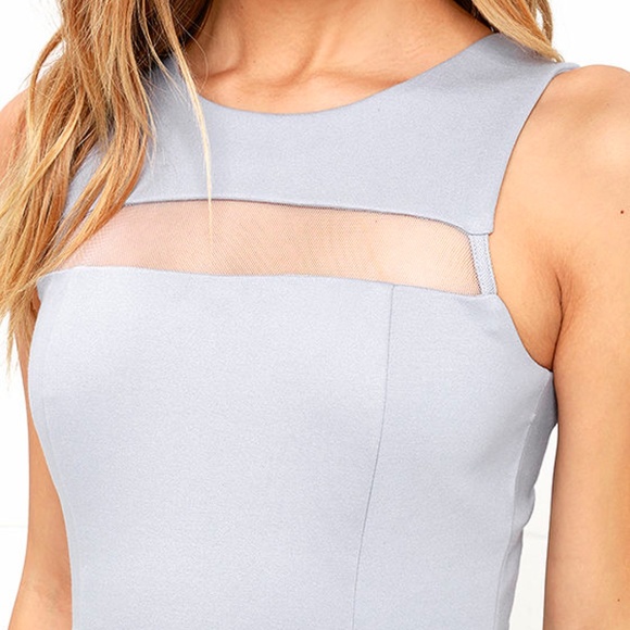 Lulus Sheer Determination Mesh Skater Dress - Picture 5 of 9